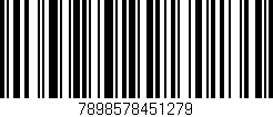 Código de barras (EAN, GTIN, SKU, ISBN): '7898578451279'