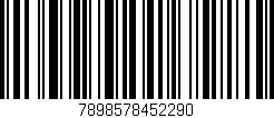 Código de barras (EAN, GTIN, SKU, ISBN): '7898578452290'