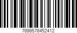 Código de barras (EAN, GTIN, SKU, ISBN): '7898578452412'
