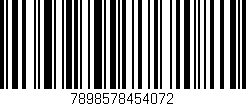 Código de barras (EAN, GTIN, SKU, ISBN): '7898578454072'