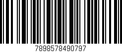 Código de barras (EAN, GTIN, SKU, ISBN): '7898578490797'