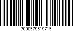 Código de barras (EAN, GTIN, SKU, ISBN): '7898579619715'