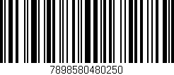 Código de barras (EAN, GTIN, SKU, ISBN): '7898580480250'