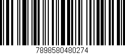 Código de barras (EAN, GTIN, SKU, ISBN): '7898580480274'