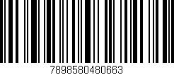 Código de barras (EAN, GTIN, SKU, ISBN): '7898580480663'
