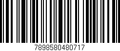 Código de barras (EAN, GTIN, SKU, ISBN): '7898580480717'