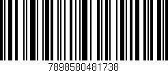 Código de barras (EAN, GTIN, SKU, ISBN): '7898580481738'