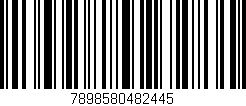 Código de barras (EAN, GTIN, SKU, ISBN): '7898580482445'