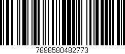 Código de barras (EAN, GTIN, SKU, ISBN): '7898580482773'
