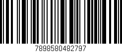 Código de barras (EAN, GTIN, SKU, ISBN): '7898580482797'