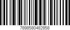Código de barras (EAN, GTIN, SKU, ISBN): '7898580482858'