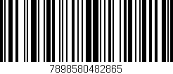 Código de barras (EAN, GTIN, SKU, ISBN): '7898580482865'