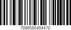 Código de barras (EAN, GTIN, SKU, ISBN): '7898580484470'