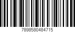 Código de barras (EAN, GTIN, SKU, ISBN): '7898580484715'