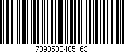 Código de barras (EAN, GTIN, SKU, ISBN): '7898580485163'