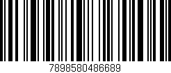 Código de barras (EAN, GTIN, SKU, ISBN): '7898580486689'