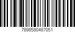 Código de barras (EAN, GTIN, SKU, ISBN): '7898580487051'