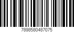 Código de barras (EAN, GTIN, SKU, ISBN): '7898580487075'