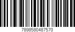 Código de barras (EAN, GTIN, SKU, ISBN): '7898580487570'