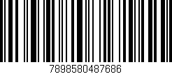 Código de barras (EAN, GTIN, SKU, ISBN): '7898580487686'