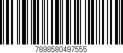 Código de barras (EAN, GTIN, SKU, ISBN): '7898580497555'