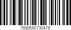 Código de barras (EAN, GTIN, SKU, ISBN): '7898580730478'