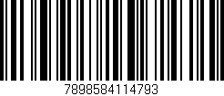 Código de barras (EAN, GTIN, SKU, ISBN): '7898584114793'