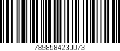 Código de barras (EAN, GTIN, SKU, ISBN): '7898584230073'