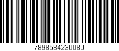 Código de barras (EAN, GTIN, SKU, ISBN): '7898584230080'
