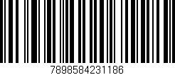 Código de barras (EAN, GTIN, SKU, ISBN): '7898584231186'
