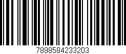 Código de barras (EAN, GTIN, SKU, ISBN): '7898584233203'