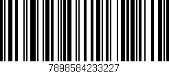 Código de barras (EAN, GTIN, SKU, ISBN): '7898584233227'