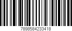 Código de barras (EAN, GTIN, SKU, ISBN): '7898584233418'