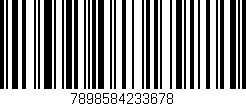 Código de barras (EAN, GTIN, SKU, ISBN): '7898584233678'