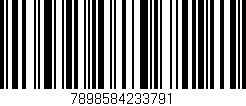 Código de barras (EAN, GTIN, SKU, ISBN): '7898584233791'