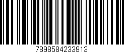 Código de barras (EAN, GTIN, SKU, ISBN): '7898584233913'