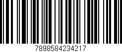 Código de barras (EAN, GTIN, SKU, ISBN): '7898584234217'