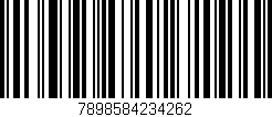 Código de barras (EAN, GTIN, SKU, ISBN): '7898584234262'