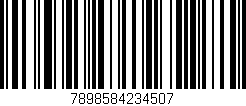 Código de barras (EAN, GTIN, SKU, ISBN): '7898584234507'