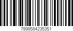 Código de barras (EAN, GTIN, SKU, ISBN): '7898584235351'