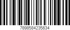 Código de barras (EAN, GTIN, SKU, ISBN): '7898584235634'