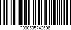 Código de barras (EAN, GTIN, SKU, ISBN): '7898585742636'