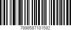 Código de barras (EAN, GTIN, SKU, ISBN): '7898587101592'