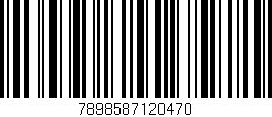 Código de barras (EAN, GTIN, SKU, ISBN): '7898587120470'