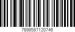 Código de barras (EAN, GTIN, SKU, ISBN): '7898587120746'