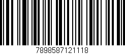 Código de barras (EAN, GTIN, SKU, ISBN): '7898587121118'