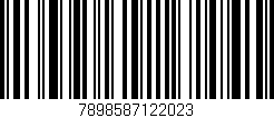 Código de barras (EAN, GTIN, SKU, ISBN): '7898587122023'
