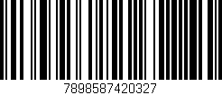 Código de barras (EAN, GTIN, SKU, ISBN): '7898587420327'
