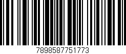 Código de barras (EAN, GTIN, SKU, ISBN): '7898587751773'