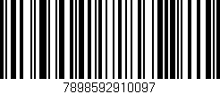 Código de barras (EAN, GTIN, SKU, ISBN): '7898592910097'